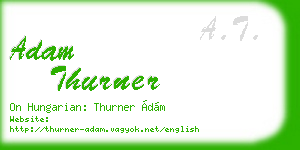 adam thurner business card